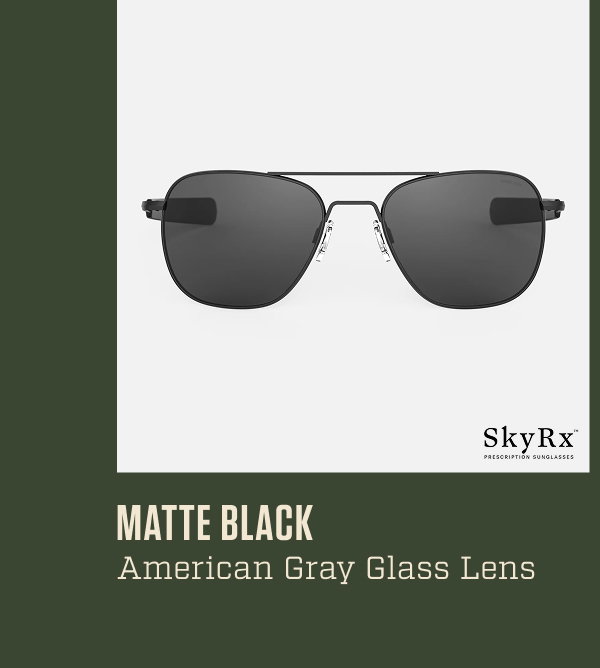 Aviator - Military Special Edition - Matte Black