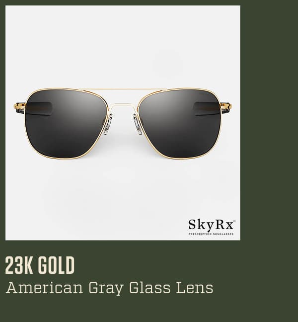 Aviator - Military Special Edition - 23k Gold