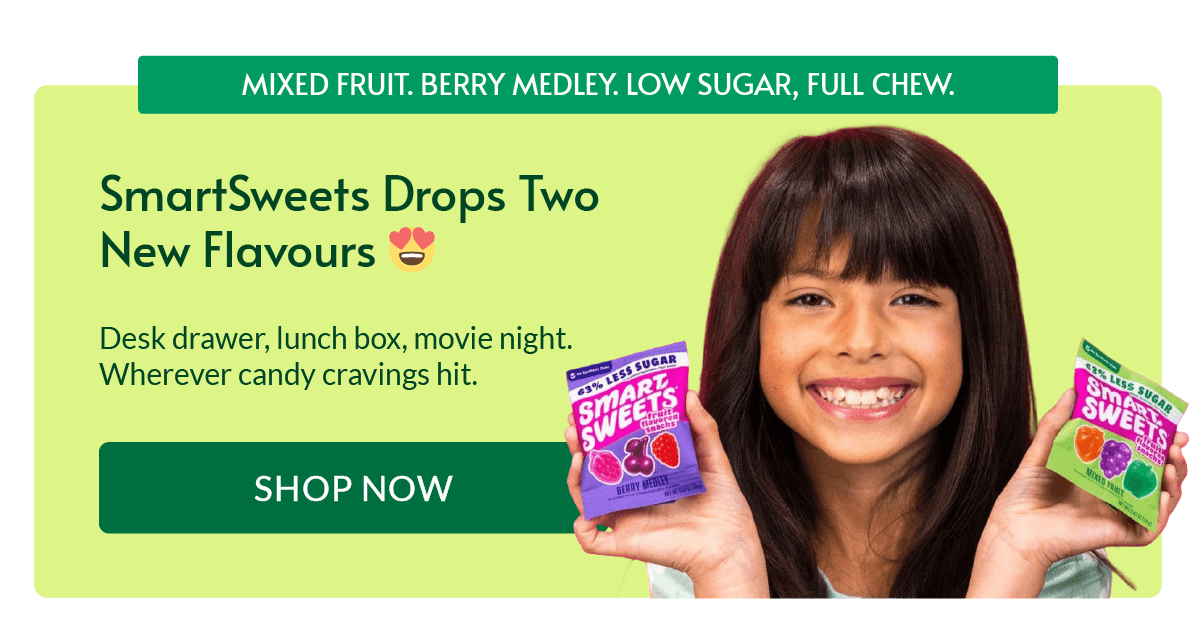 PRODUCT GRAPHIC / SMART SWEETS / 2 NEW FLAVOURS ADDED