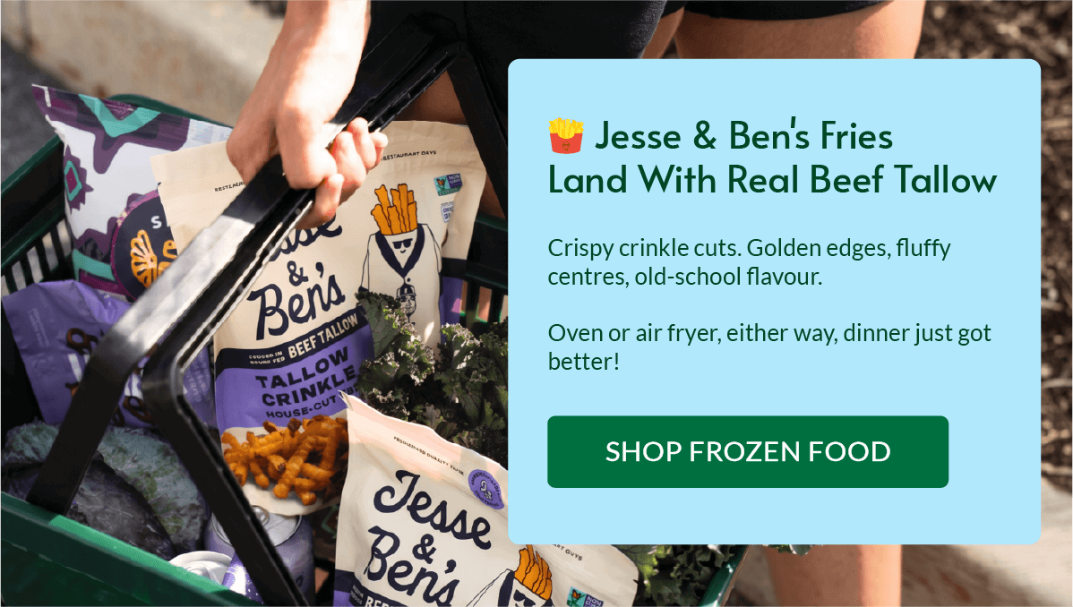 PRODUCT BANNER / JESSE & BEN'S / NEW FLAVOUR ADDED