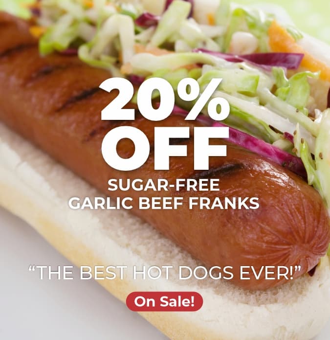 Garlic Beef Franks SALE