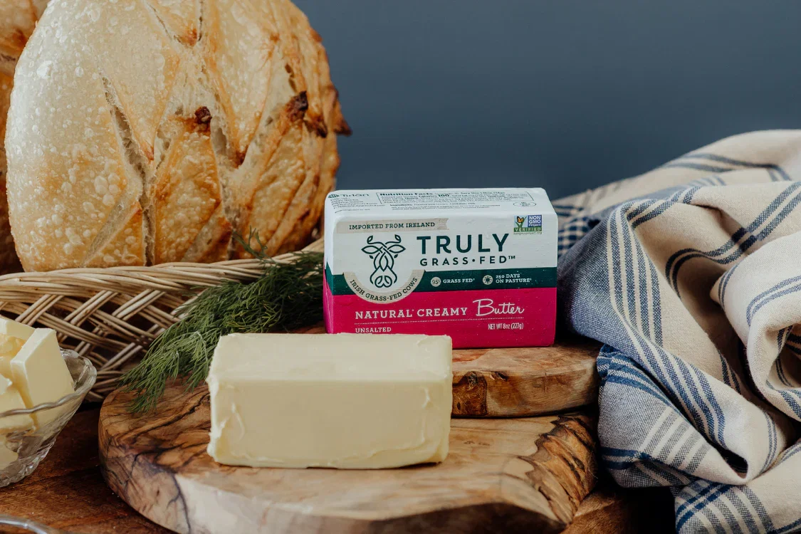 Image of Truly Grass-fed UnSalted Butter - 8 oz