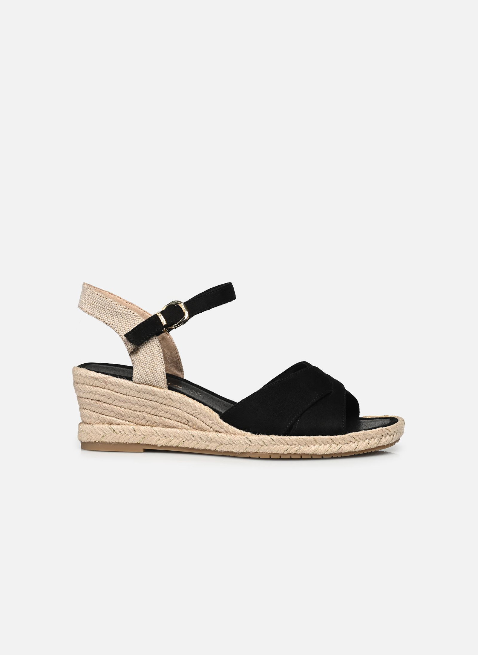 Tamaris Sandales compensées et plateformes 28367-42 femme noir