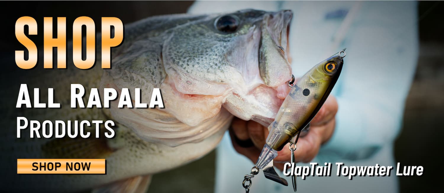 Shop All Rapala Products ClapTail Topwater Lure Shop Now