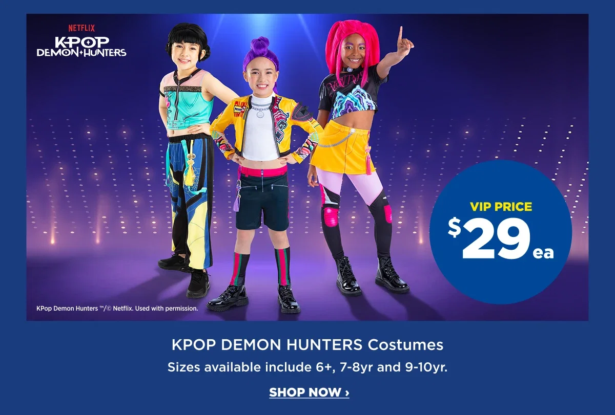 VIP $29ea KPOP Demon Hunter Costumes