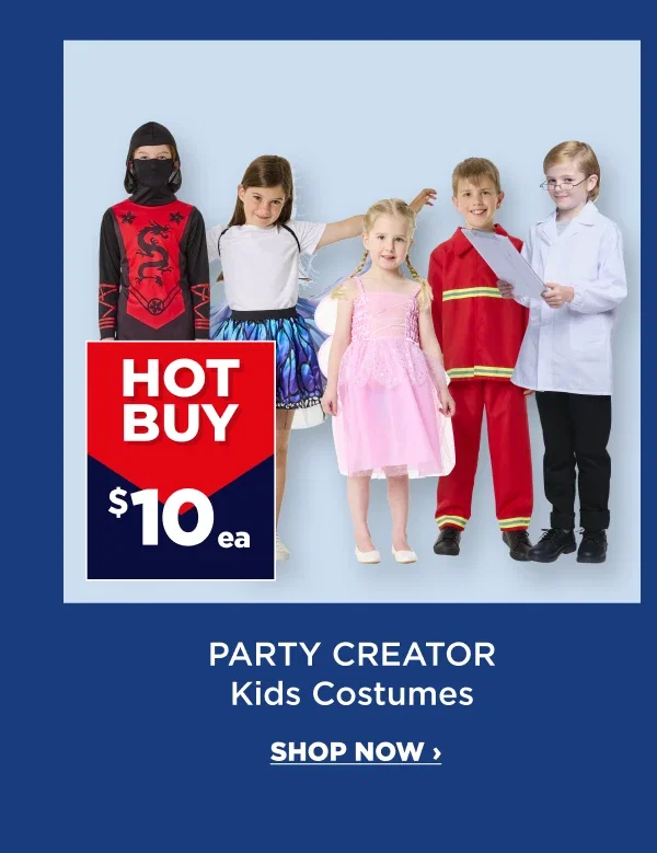 HOT Buy $10ea Party Creator Kids Costumes