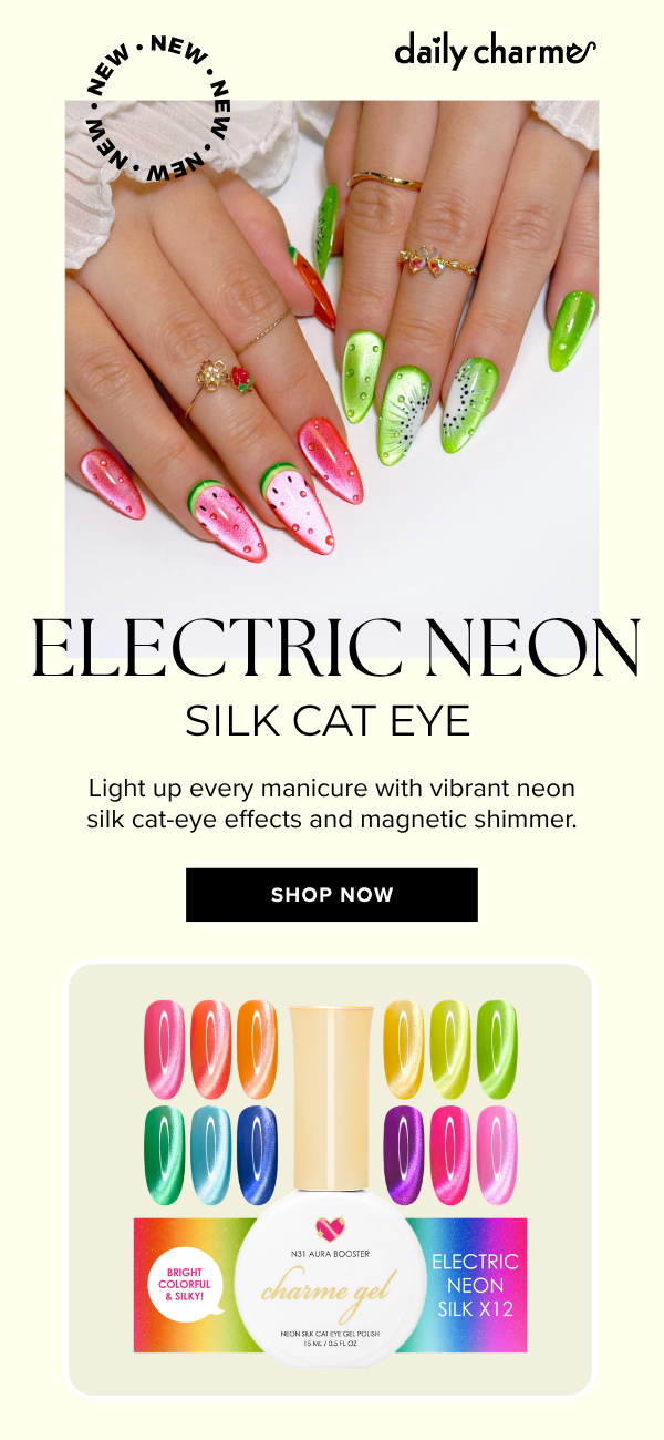 Daily Charme Electric Neon Silk Cat Eye