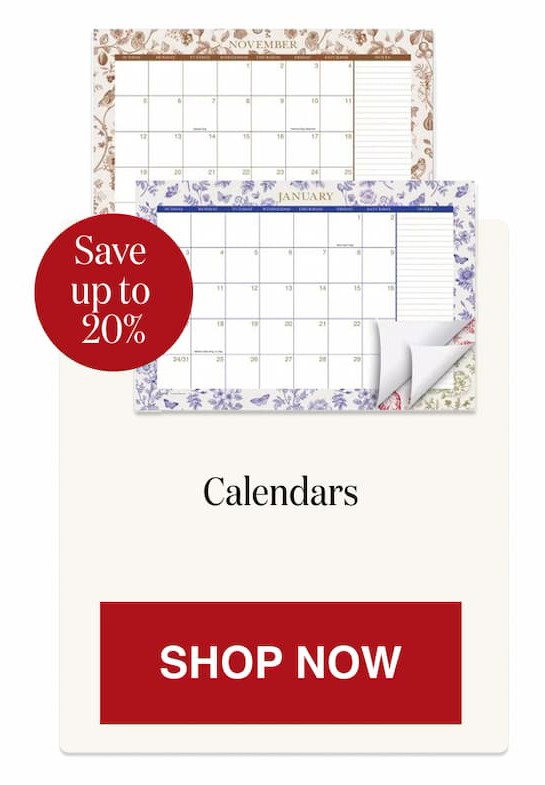 Calendars [Click here to Shop Now]