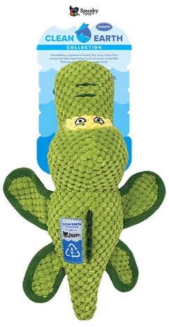 Spunky Pup Gator Plush Dog Toy