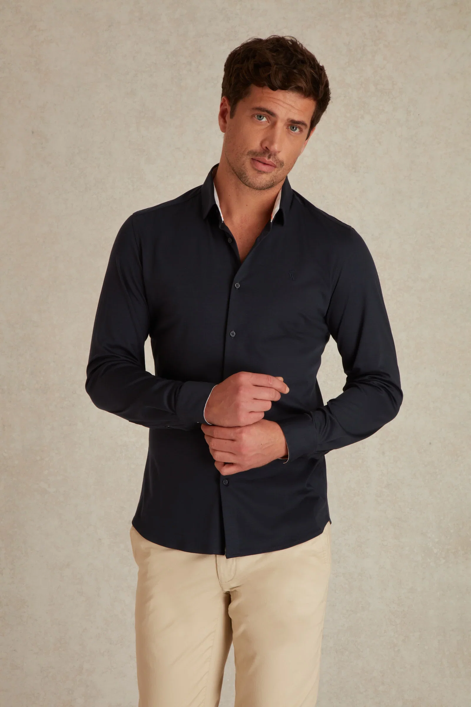 Image of Chemise Slim en Jersey