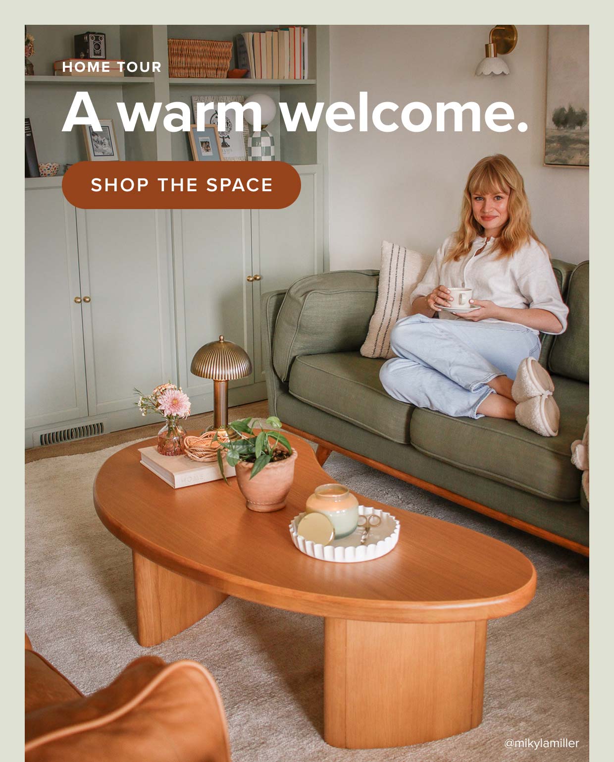 Warm welcome: shop the space.