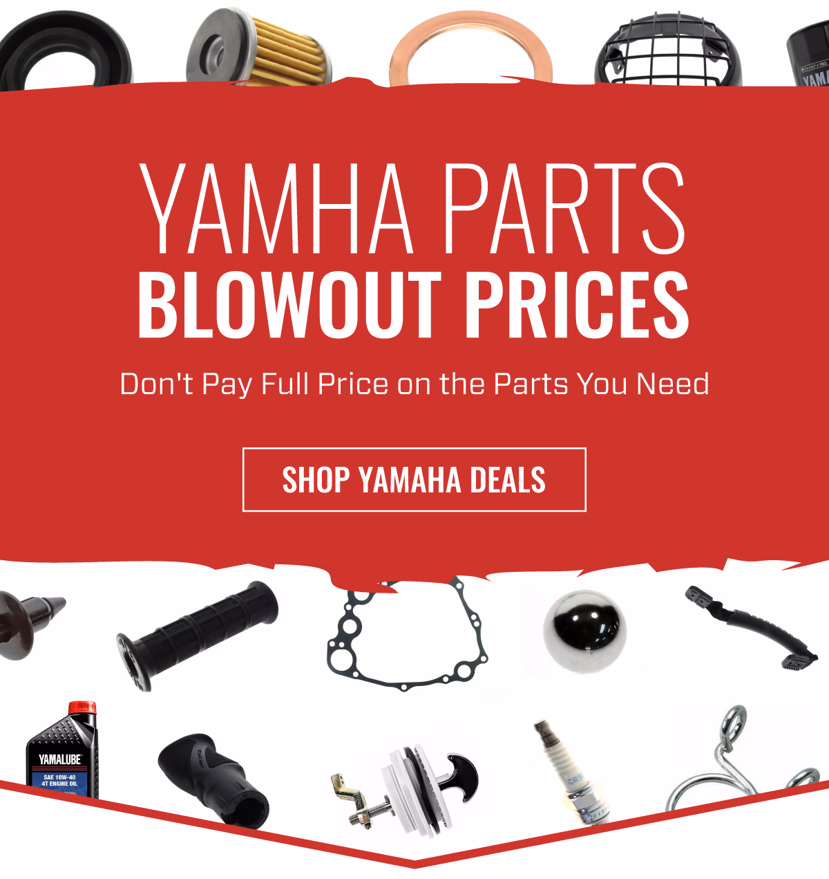 YAMAHA PARTS BLOWOUT PRICES | Don't pay full price ont he parts you need | SHOP YAMAHA DEALS