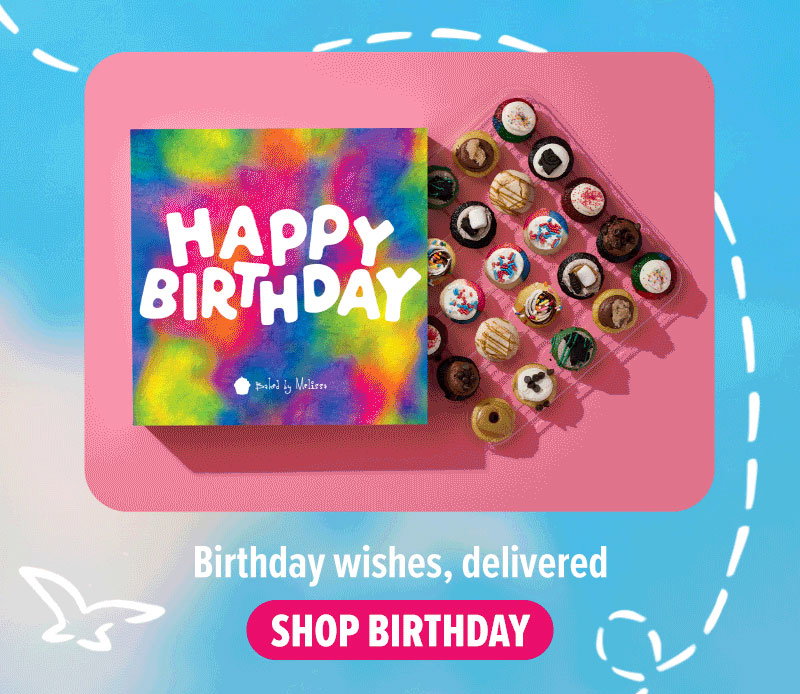 Birthday wishes, delivered. Shop our happy birthday gift box cupcake 25-Pack.