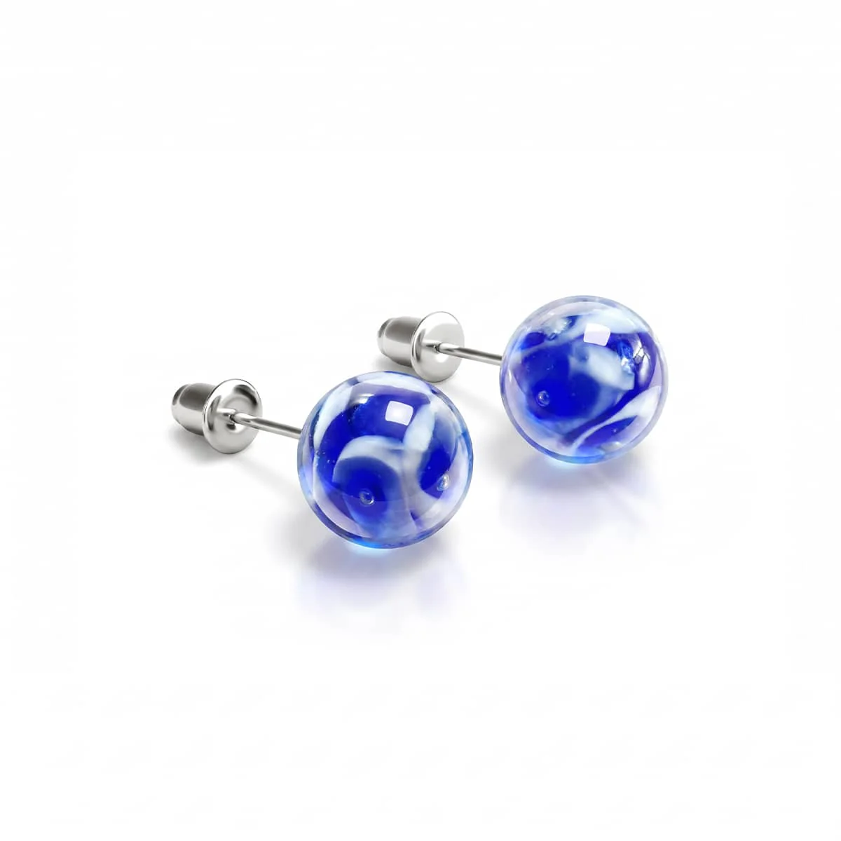 Image of Mediterranean Wave | Firefly Glass Tide Earrings