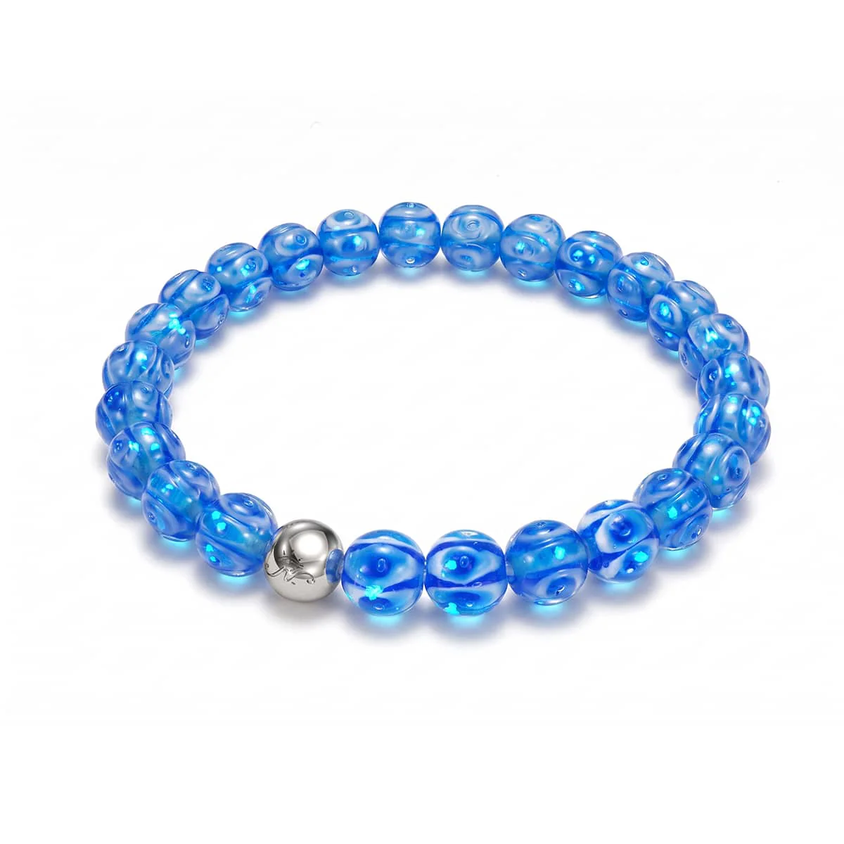 Image of Mediterranean Wave | Firefly Glass Tide Bracelet