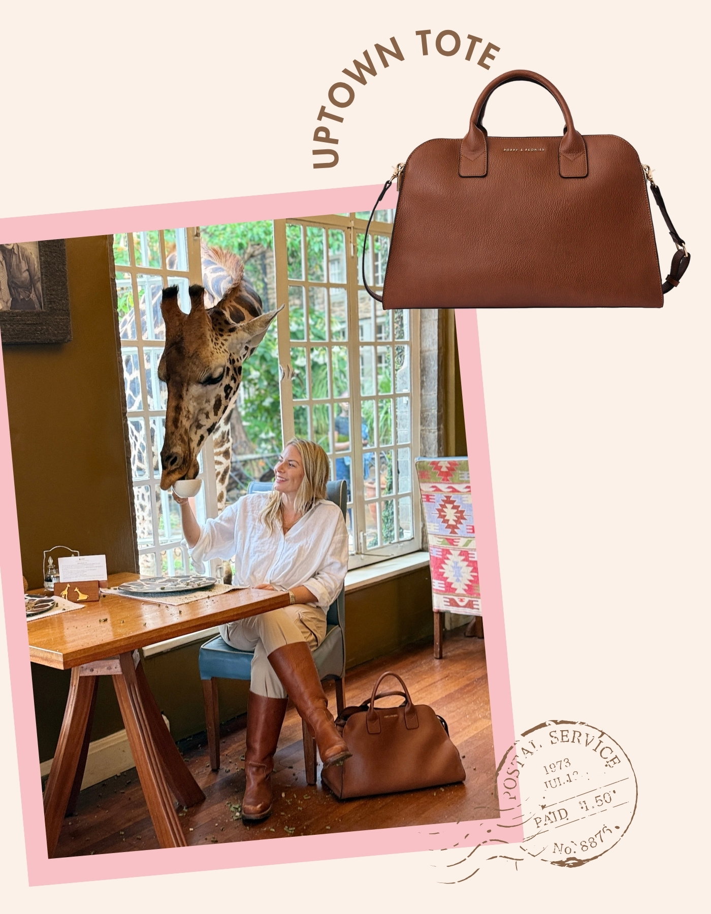 Uptown Tote Chestnut