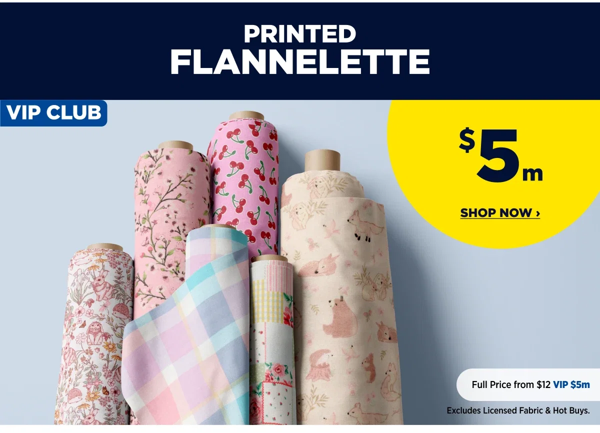 PRINTED FLANNELETTE