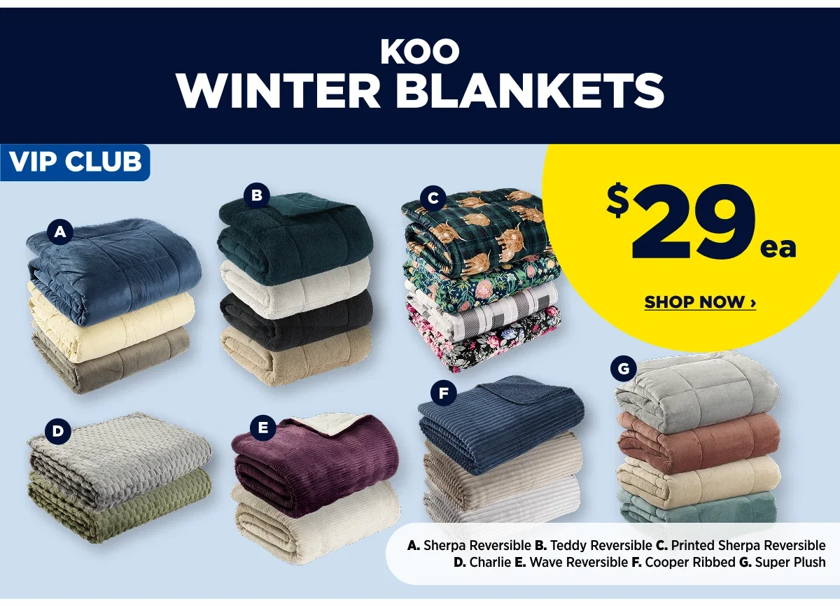 KOO WINTER BLANKETS
