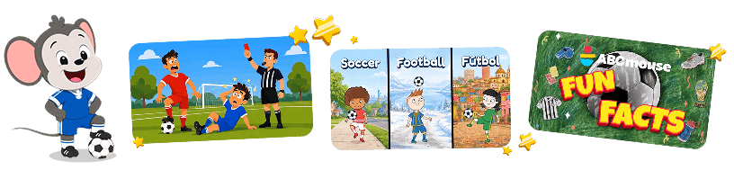 Learning videos and fun facts about soccer