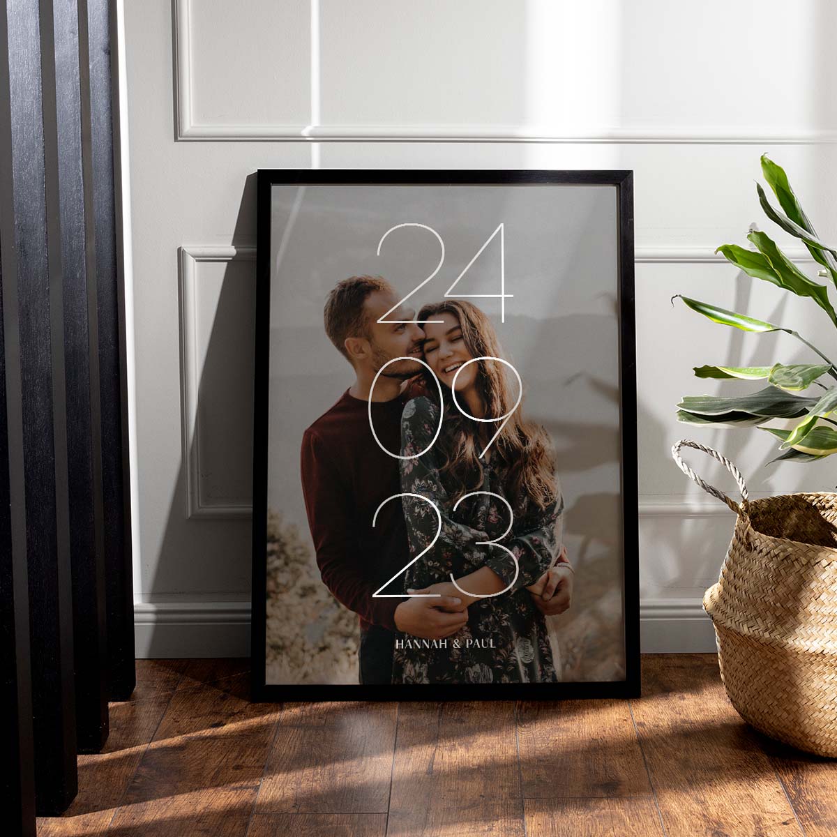 Image of Personalisierbares Poster mit Datum und Namen