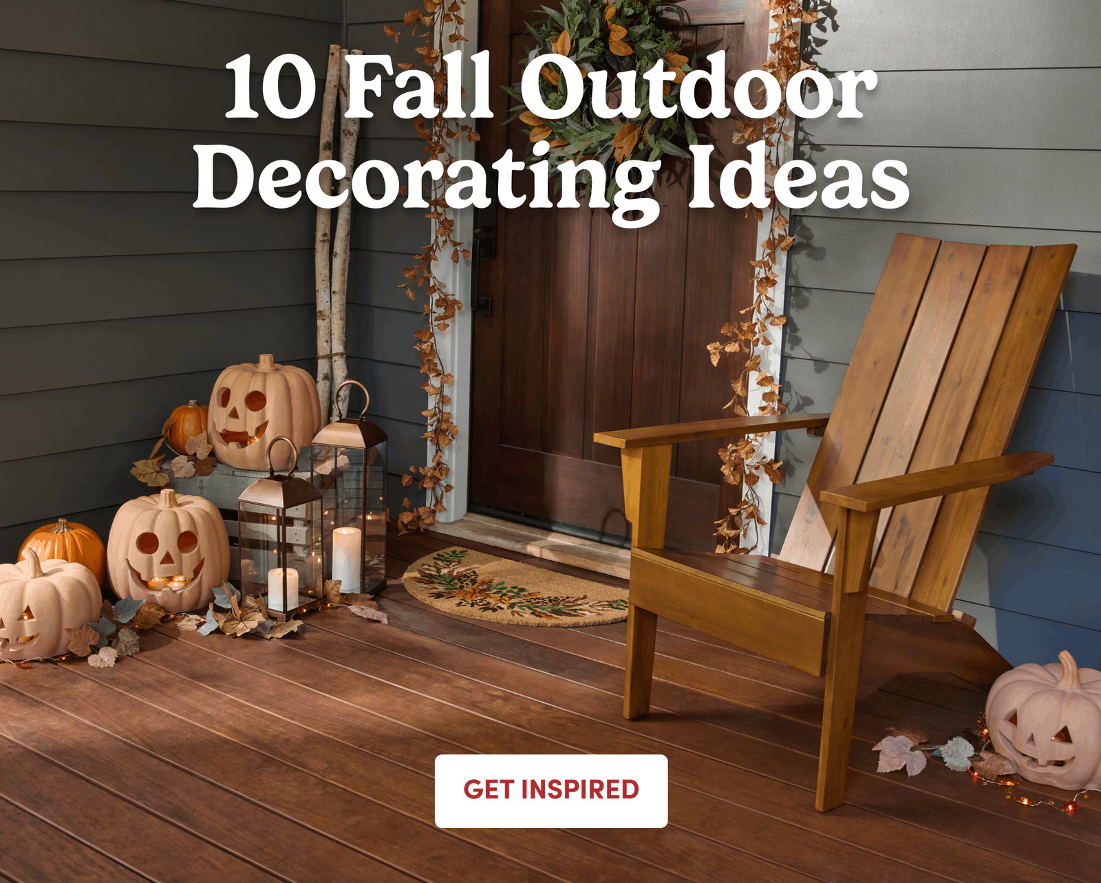 10 Fall Outdoor Decorating Ideas | Get Inspired