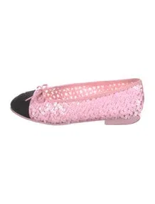 2023 Interlocking CC Logo Ballet Flats