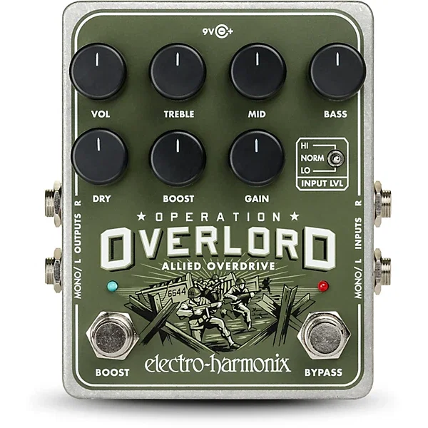 Electro-Harmonix Operation Overlord Overdrive Guitar Effects Pedal