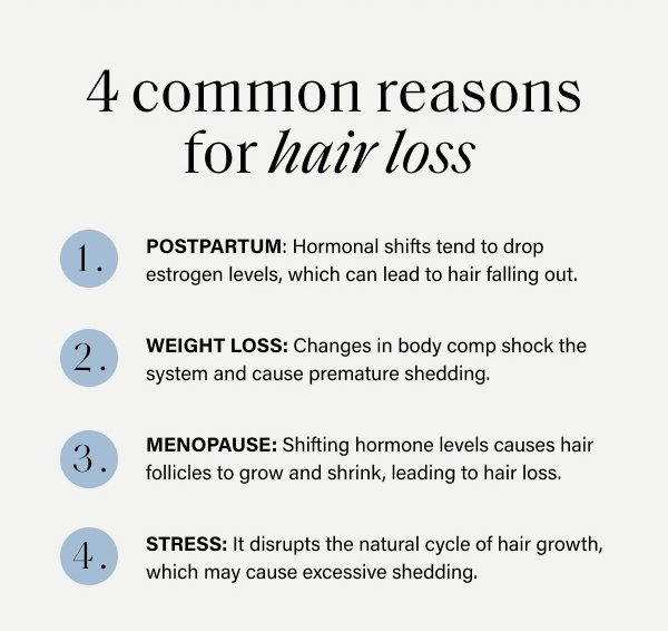 4 common reasons for hair loss 