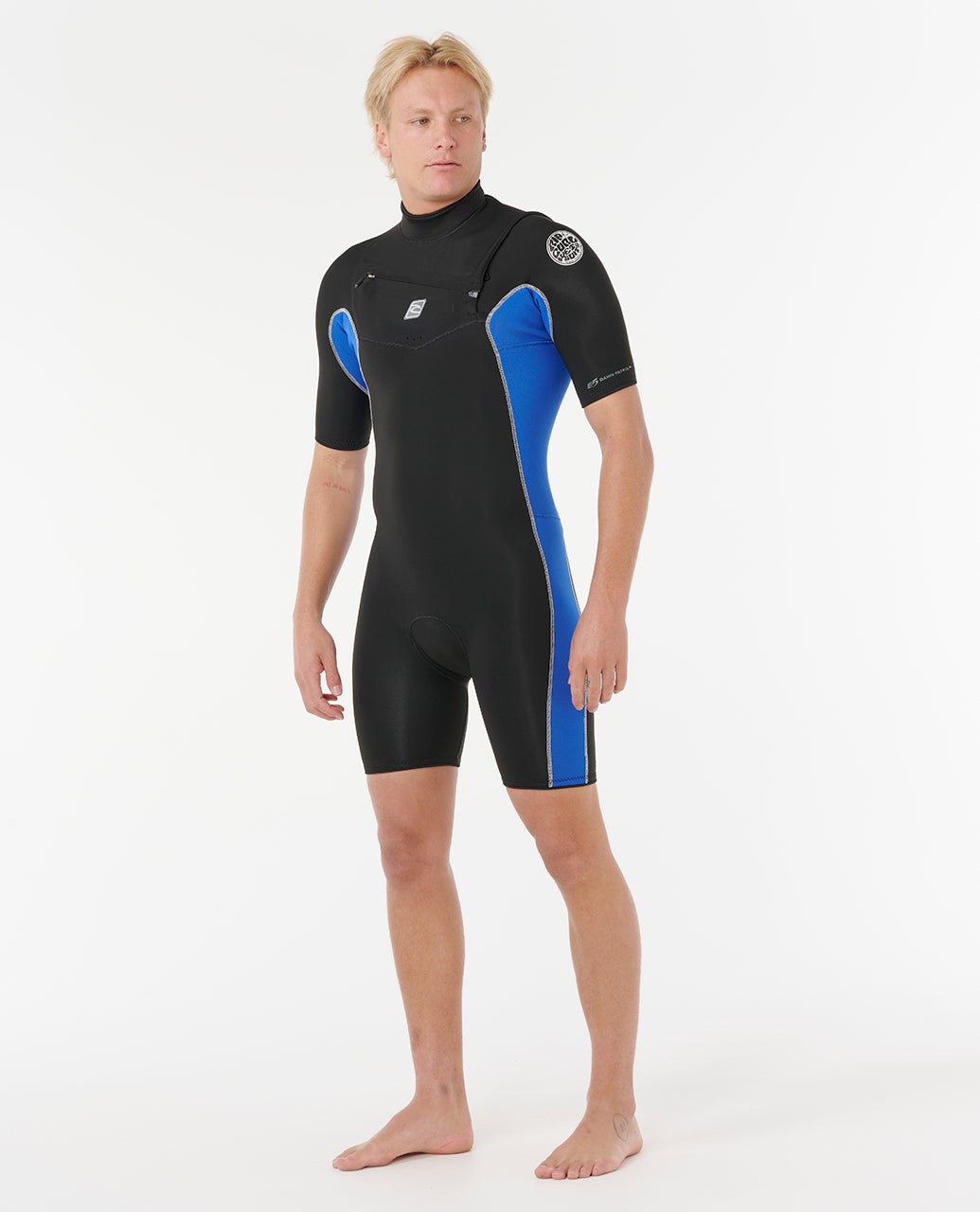 Mens Dawn Patrol 2/2 Chest Zip Springsuit