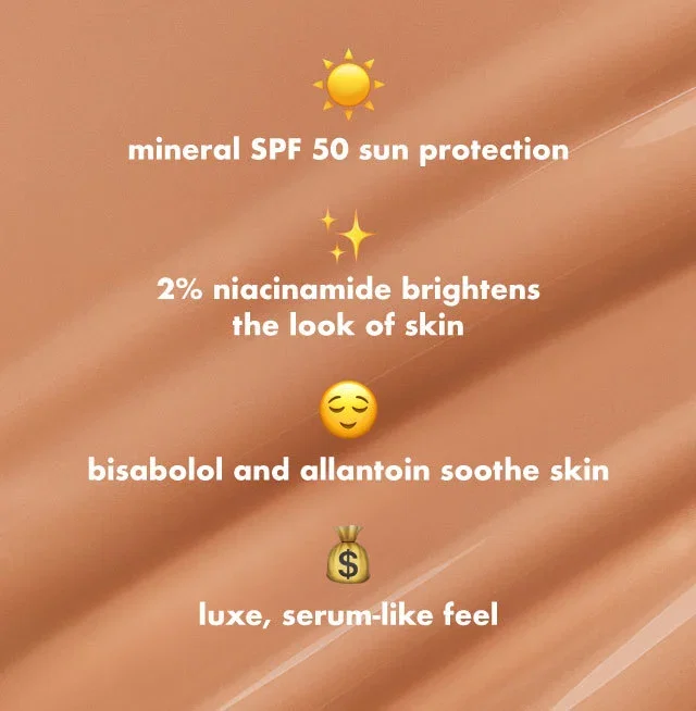 mineral SPF 50 sun protection