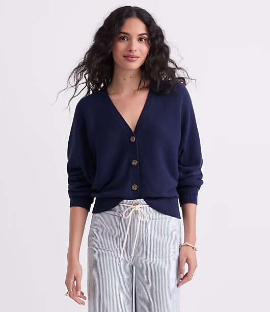 Dolman V-Neck Cardigan