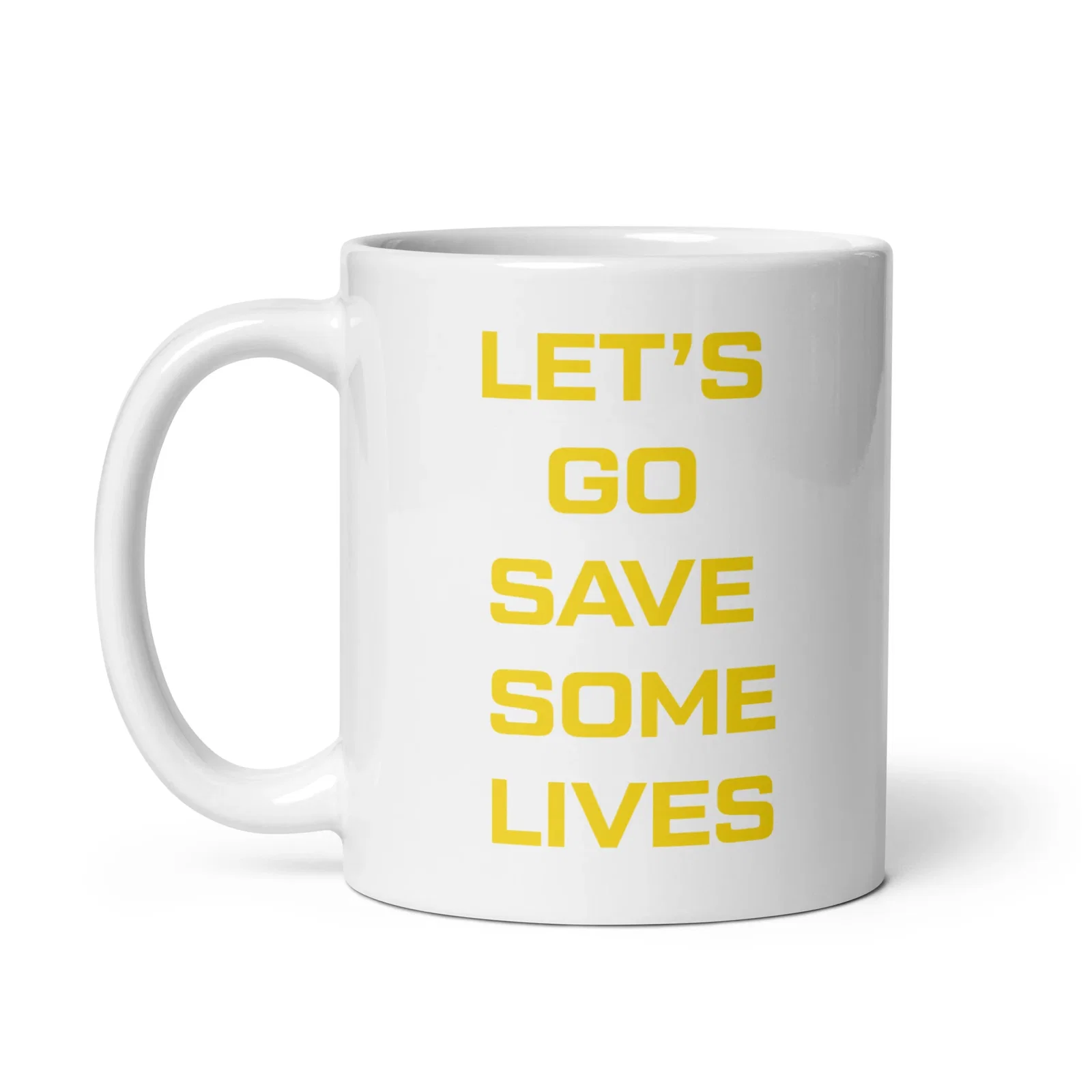 Image of The Pitt Mug Let’s Go Save Some Lives