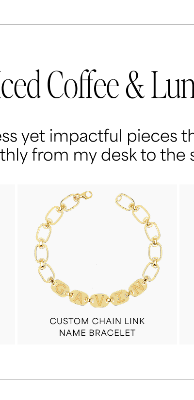 Custom Chain Link Name Bracelet