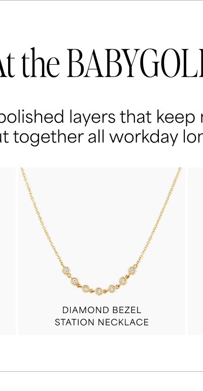 Diamond Bezel Station Necklace