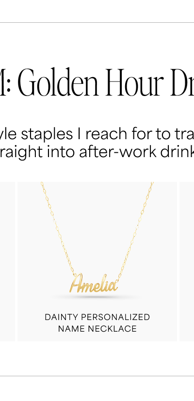 Dainty Personalized Name Necklace