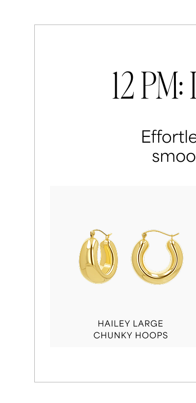 Hailey Large Chunky Hoops