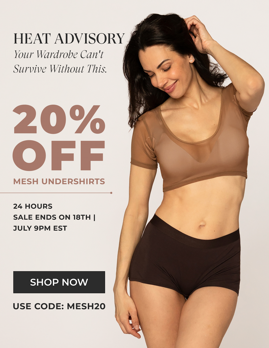 20% OFF MESH UNDERSHIRTS!