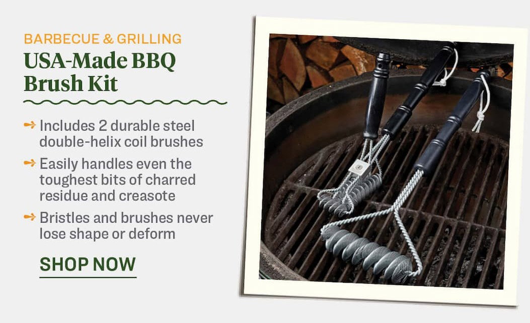 USA Made BBQ Brush Kit