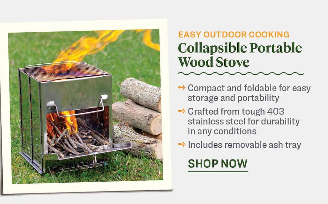 Collapsible Portable Wood Stove