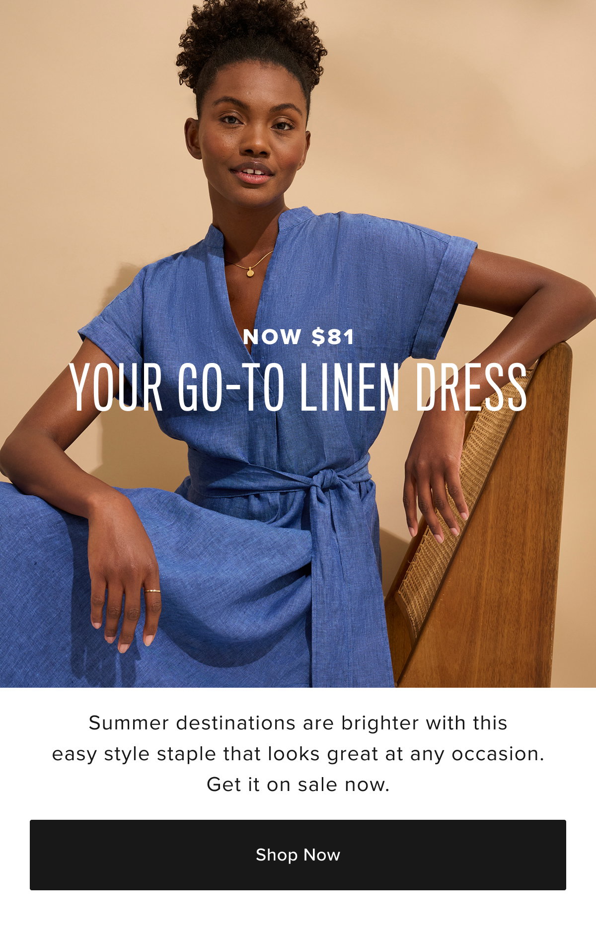 Your go-to linen dress now $81