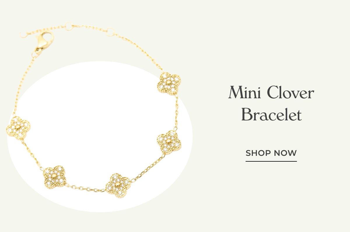 Mini clover bracelet