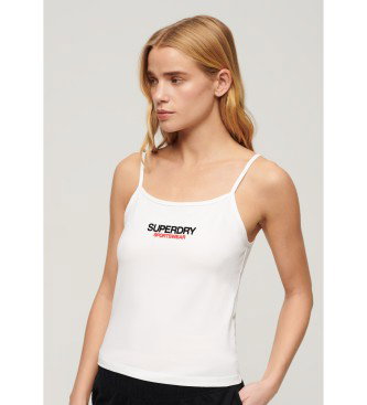 Camiseta entallada con logotipo Sportswear blanco
