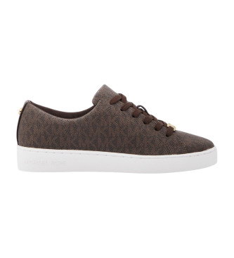 Zapatillas Keaton con logotipo marón
