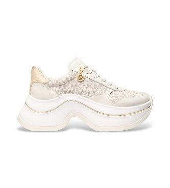 Zapatillas de Piel Arla beige