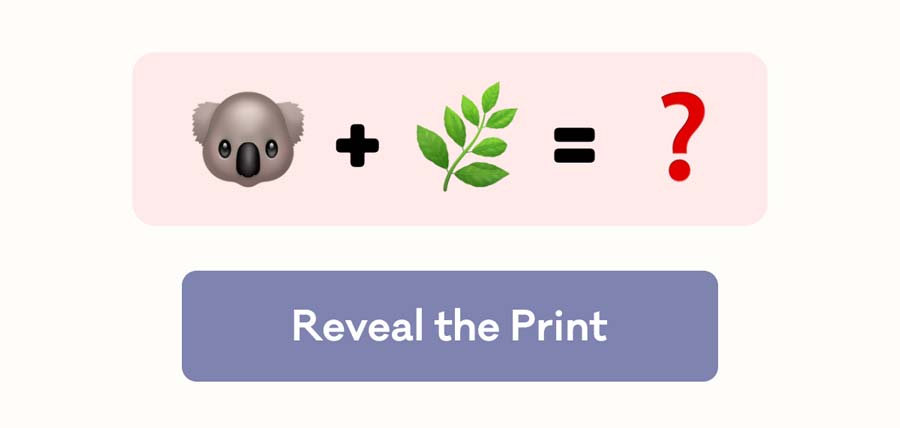 Reveal the Print
