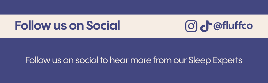 Follow us on social to hear more from our Sleep Experts 
