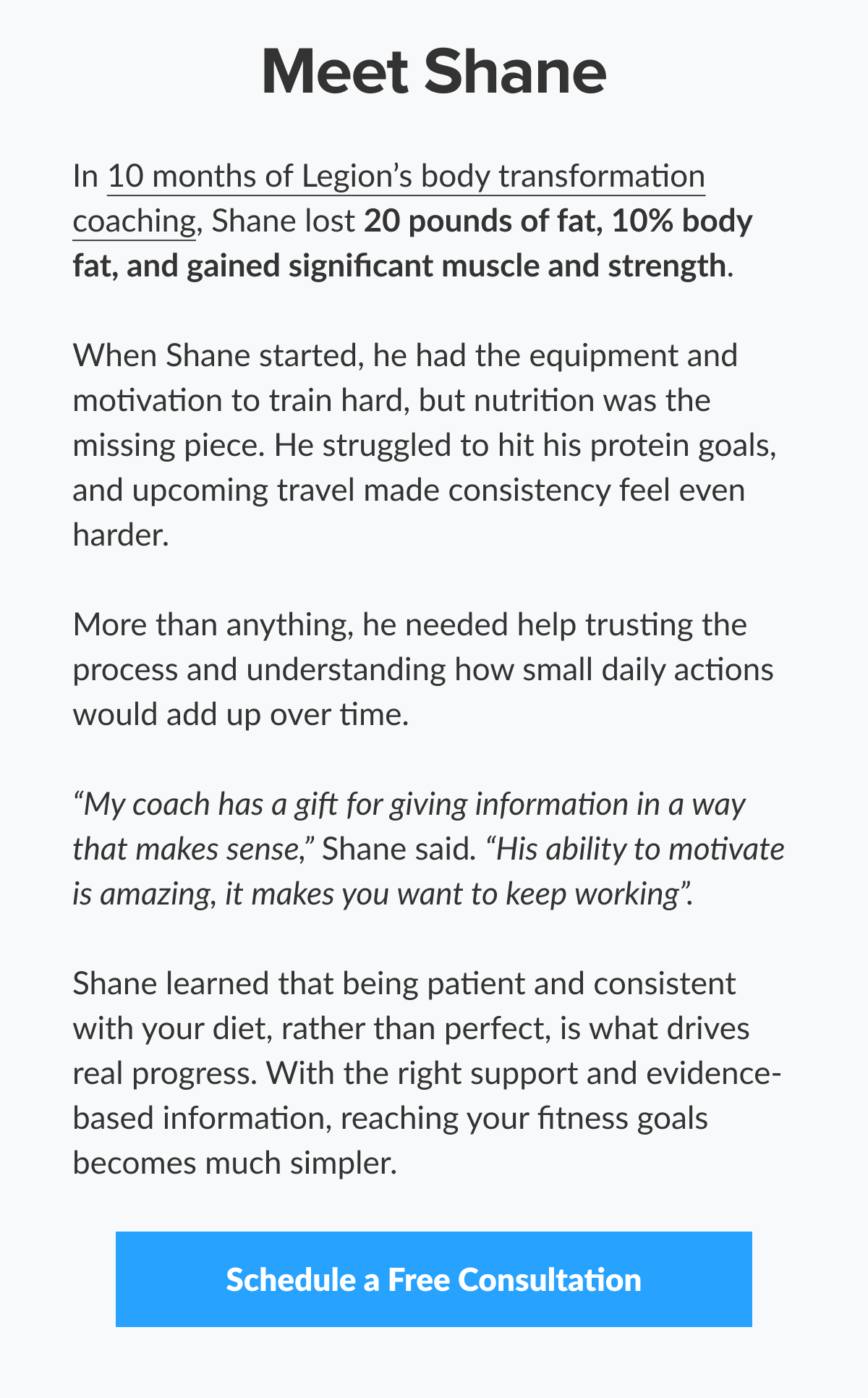 Meet Shane