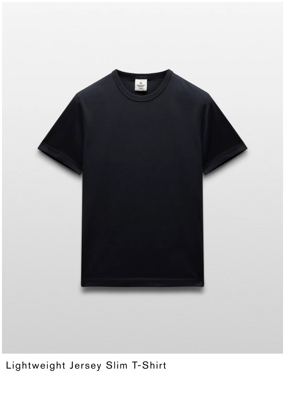 Lightweight Jersey Slim T-Shirt