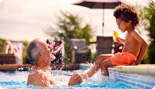 Résidence avec piscine