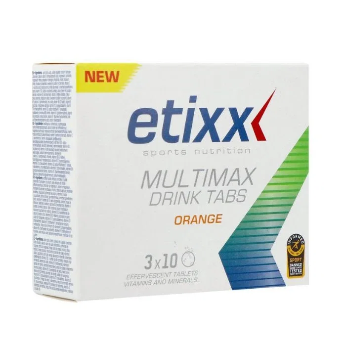 Image of Etixx Multimax Drink Orange Tube - 3x10 Tabletten